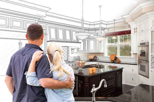 Professional Kitchen Island Installation technician working in New Auburn, MN